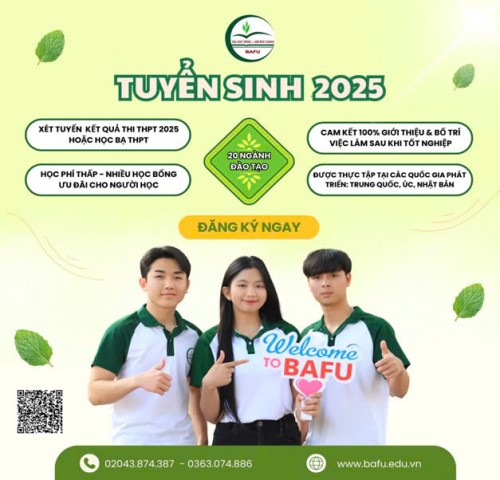 Thông báo xét tuyển bổ sung đại học chính quy năm 2025